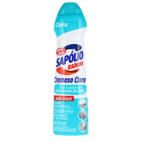 Saponáceo Cremoso Radium 450ml - Cloro