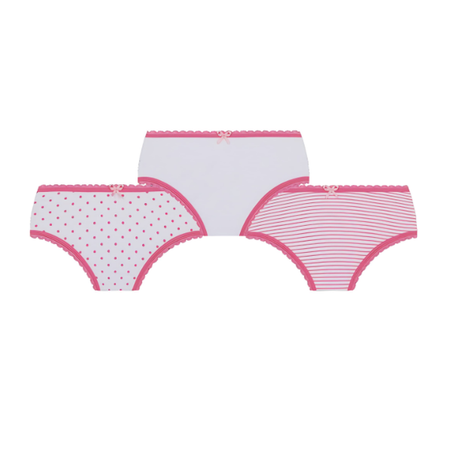 KIT 3 CALCINHAS LUPO INFANTIL LOBINHA TAMANHO M REF. 18100-089