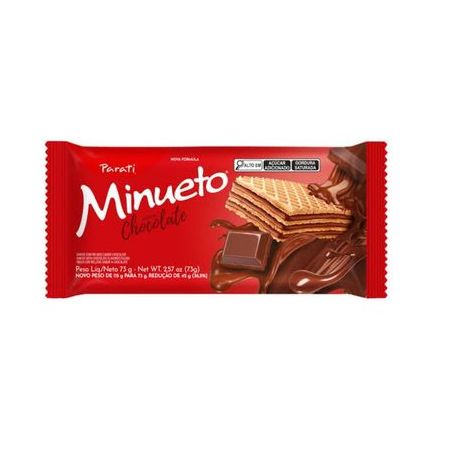 WAFER MINUETO CHOCOLATE 73G