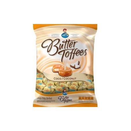 Balas arcor butter toffees coco 100g