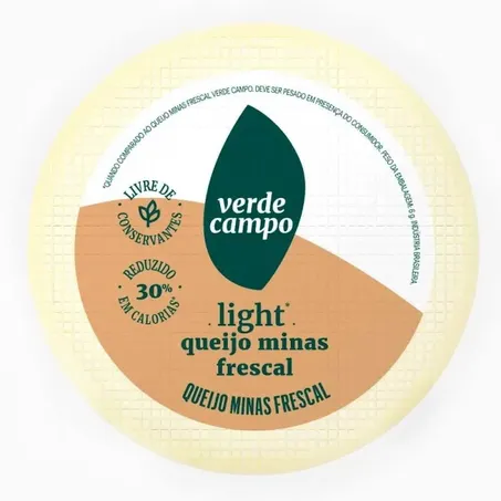 Queijo Minas Frescal Verde Campo Kg Ligth 