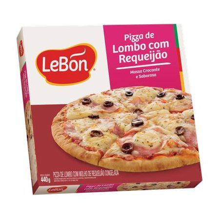 PIZZA LOMBO COM REQUEIJÃO LEBON 400G