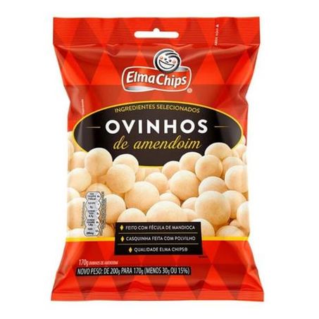 Ovinhos Elma Chips Amendoim Pacote 145g 
 