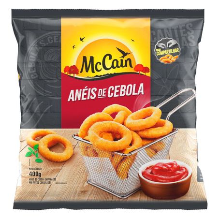 Anéis de Cebola Empanados Pré-Fritos Congelados McCain