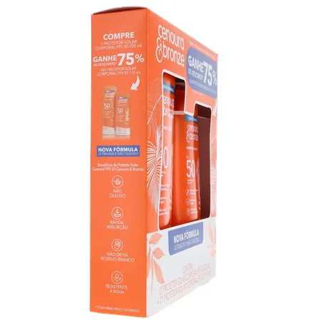 Protetor solar corporal cenoura e bronze 360-29
