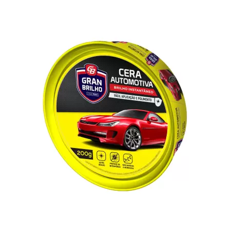 CERA AUTOMOTIVA GRAN BRILHO AMARELA 200G