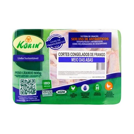 MEIO DA ASA KORIN S/TRANG.600G