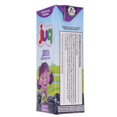 Suco de Uva Juq Integral Caixa 200ml 360-6