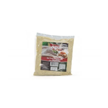 Sal fino opa temp c/ acafrao 500g
