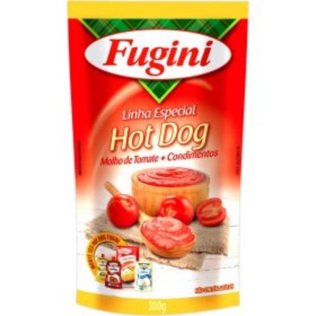 Molho tomate fugini 300g sache hot dog