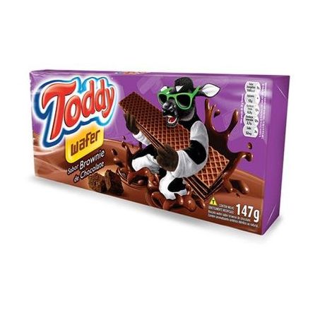 BISC.TODDY WAFER BROWNIE CHOCOLATE 147G