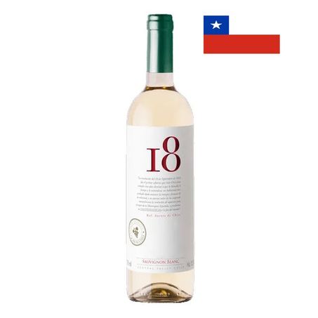 VINHO CHILENO 18 SAUVIGNON BLANC 750ML