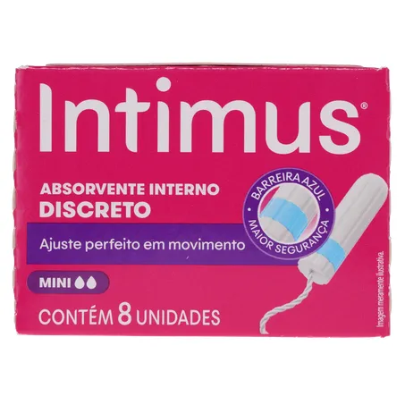 Absorvente Interno Intimus Mini C/ 8UN 360-0