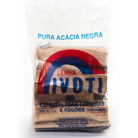 Lenha para lareira ivoti saco 10kg