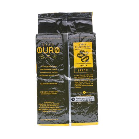 CAFÉ PÓ OURO VÁCUO TRADICIONAL 500G 360-30