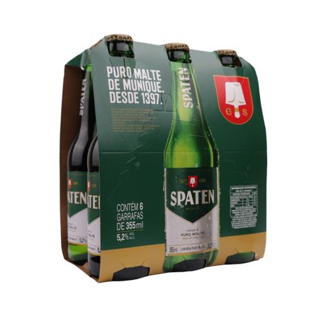 Cerveja Spaten Long Neck 355ml C/6 360-55