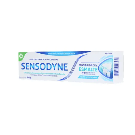 Creme Dental Sensodyne Sensibilidade  Esmalte Menta Refrescante 100g 360-3
