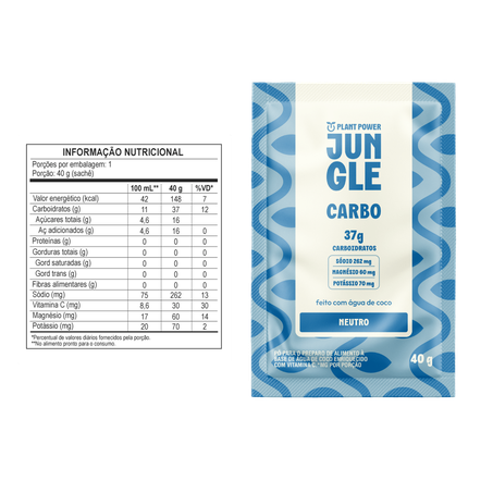 CARBO EM PÓ NEUTRO ENDURANCE 40G - JUNGLE