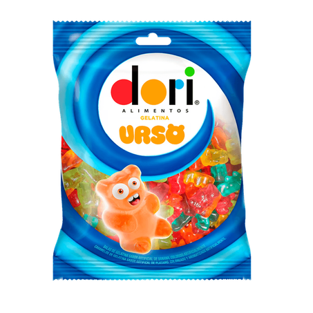 Bala Dori Gelatina Urso Pacote 60g 
 