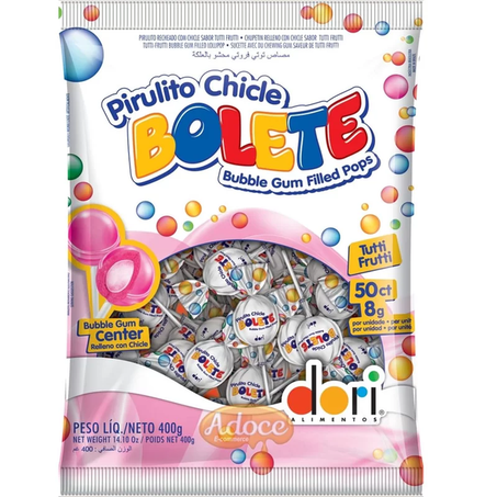 PIRULITO DORI 400G BOL.TUTTI FRUTTI 