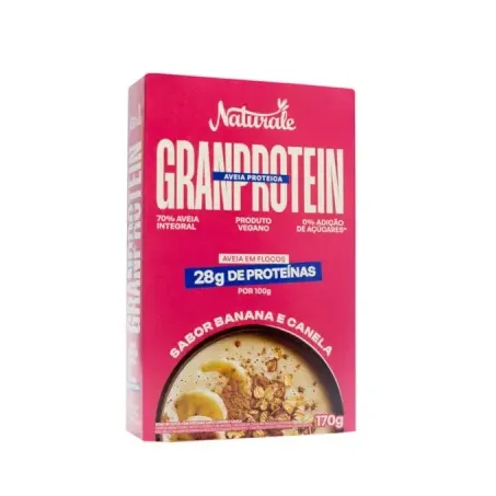AVEIA NATURALE 170G GRAN PROTEIN BANANA/CANEL