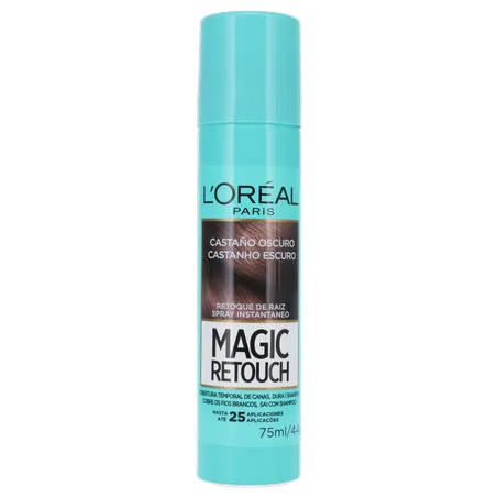Retoque de Raíz L'Oréal Paris Castanho Escuro Frasco Spray 75ml