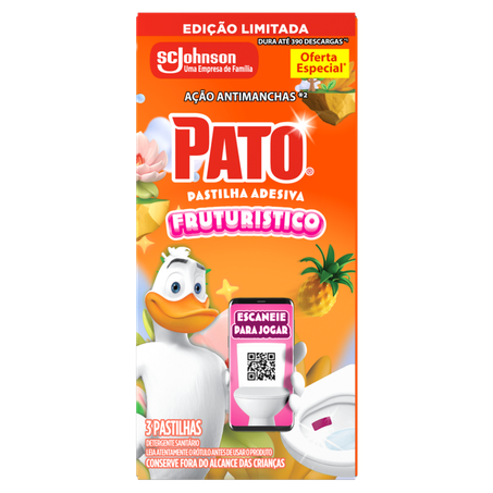 PASTILHA SANITARIA PATO ADESIVA FRUTURISTICO OF