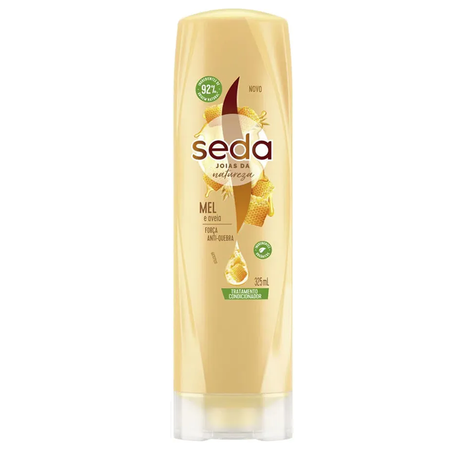 CONDICIONADOR SEDA ANTIQUEBRA MEL/AVEIA 325ML+