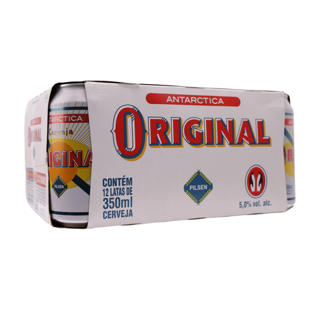 Cerveja antarctica original pilsen 350ml caixa com 12un 360-56