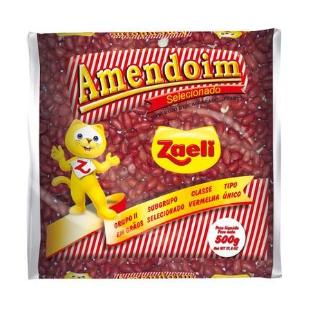 Amendoim Zaeli Sem Casca 500G