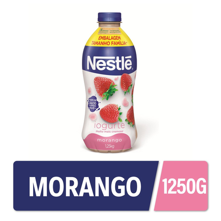 Iogurte Sabor Morango Nestlé 1,25Kg