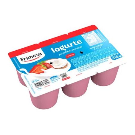 Iogurte Frimesa Morango Coco Bandeja 540G