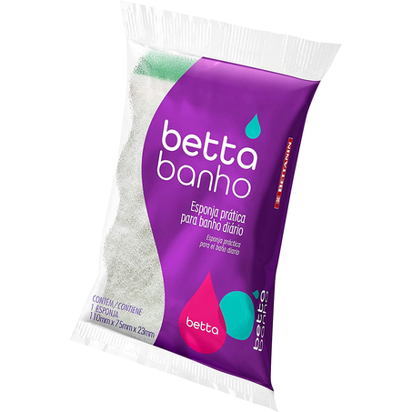 ESPONJA DE BANHO BETTA BANHO UN