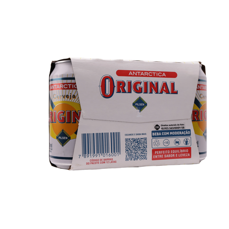 Cerveja antarctica original pilsen 350ml caixa com 12un 360-13