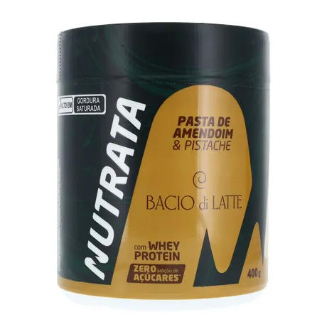 Pasta de Amendoim Nutrata Bacio Di Latte Sabor Pistache 400g 360-34