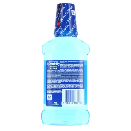 Enxaguatório Bucal Oral-b Menta Refrescante com Flúor Zero Álcool Frasco 250ml 360-18