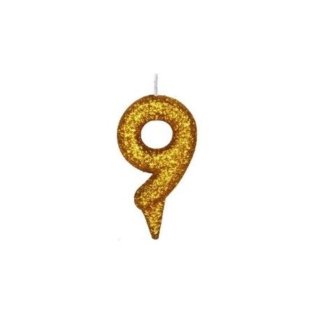 VELA TUBE OURO N.9 CONFESTA 