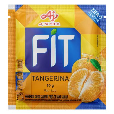 Refresco em pó tangerina zero açúcar fit