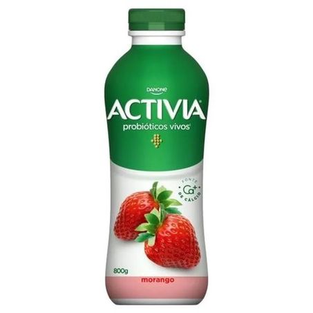 Iogurte activia danone morango 800g