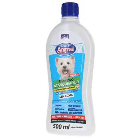 Shampoo Dr Animal 500ml Branqueador 360-2