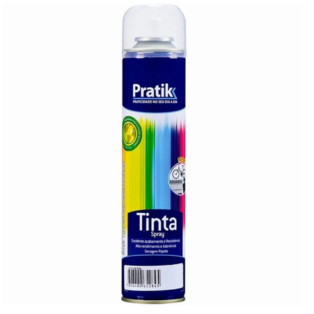 Tinta spray pratik branco fundo luminosa 400ml