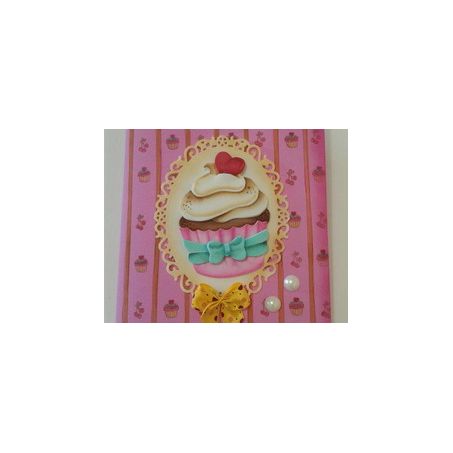 CADERNO FORONI 200FLS CD CUPCACKE