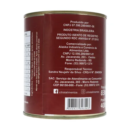 Pessego citral fatias 400g 360-21