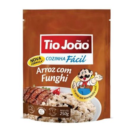 Arroz com Funghi Tio João Cozinha Fácil Sachê 250G