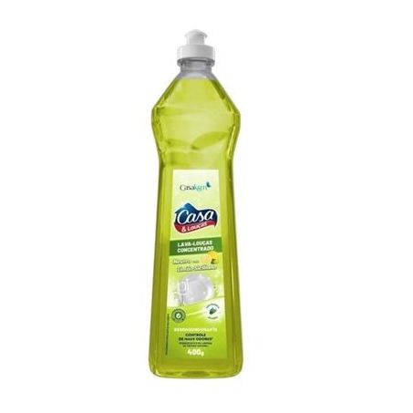 DETERGENTE LÍQUIDO CASA E LOUÇA NEUTRO/LIMÃO 400G