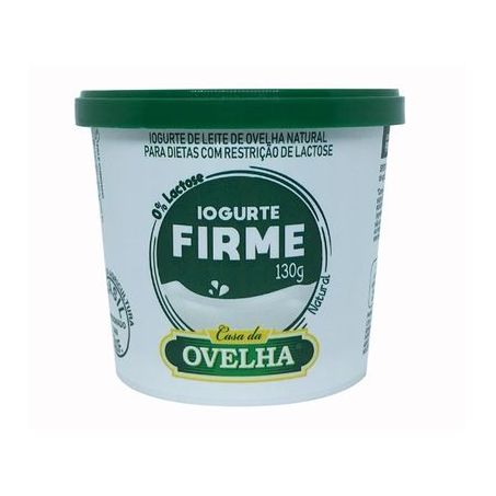 Iogurte casa da ovelha natural sem lactose 130g