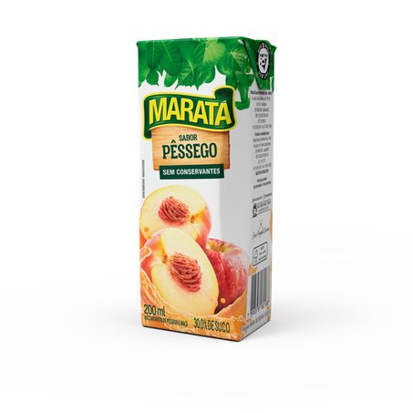 Suco nectar marata pessego 200ml