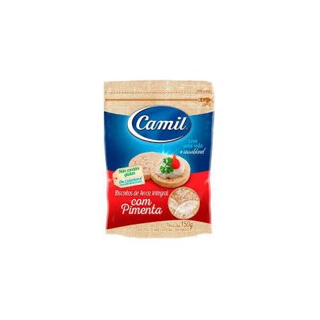Biscoito camil arroz integral pimenta 150g