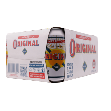 Cerveja antarctica original pilsen 350ml caixa com 12un 360-21