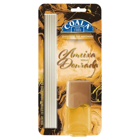 Difusor de aromas coala ameixa dourada 100ml